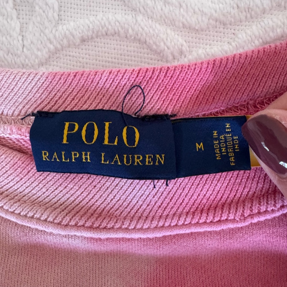 Ralph Lauren Tie-Dye Sweatshirt in Pink, Yellow, Blue, Green - Picture 5 of 10